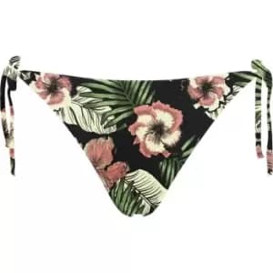 Calvin Klein String Tie Side Bikini Bottoms - Black