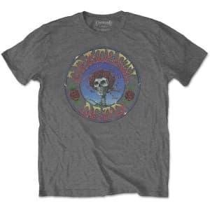 Grateful Dead - Bertha Circle Vintage Wash Mens Large T-Shirt - Charcoal Grey