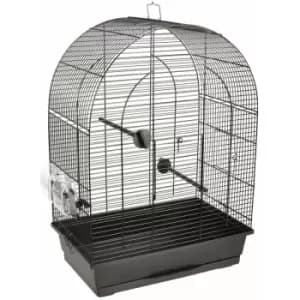 Flamingo - Budgie Cage Klara 2 45x28x62.5cm Black Black