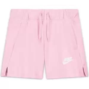 Nike Sportswear Club Big Kids (Girls') French Terry Shorts - Pink