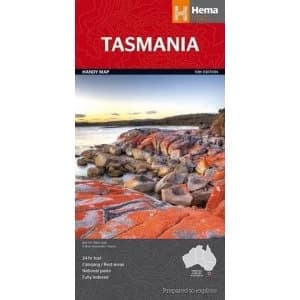 Tasmania State NP Handy Sheet map, folded 2015