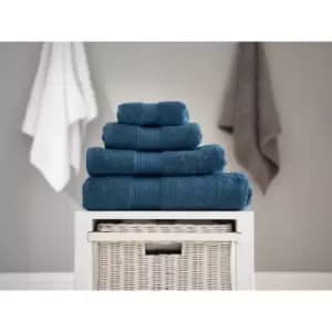 Bliss Cotton Bath Towel, Petrol
