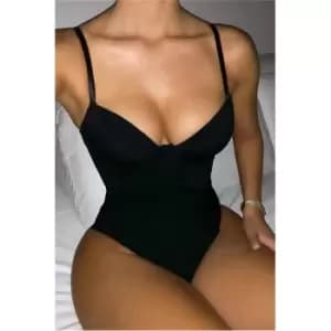 I Saw It First Secret Solution Smoothing Underwire Bodysuit - Black
