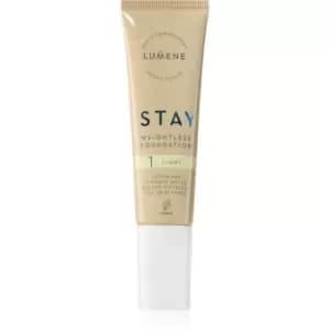 Lumene Stay Weightless Matte Liquid Foundation SPF 30 Shade 1 Light 30ml
