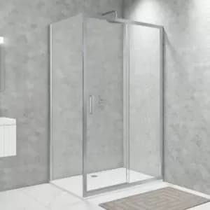 1000 x 700mm Rectangular Sliding Shower Enclosure - Pavo