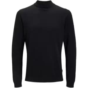 Jack and Jones High Neck Knit - Black
