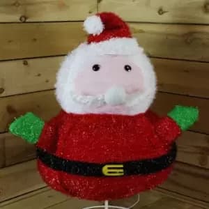 Christmas Collapsible Light up Santa Decoration - 90cm