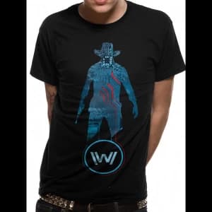 Westworld - Blue Man Mens X-Large T-Shirt - Black