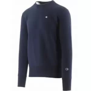 Champion Navy Reverse Weave Crew Neck Sweatshirt
