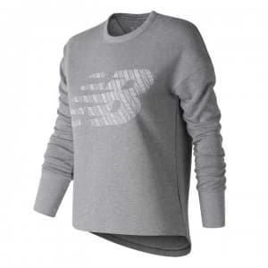 New Balance Fleece Crew Sweatshirt Ladies - Grey