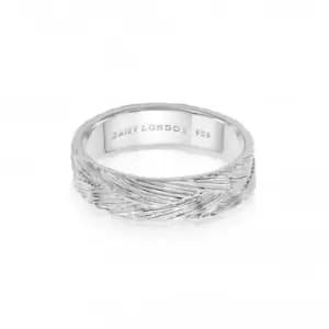 Artisan Woven Stacking Sterling Silver Ring NR02_SLV