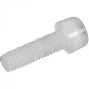 TOOLCRAFT 830280 Allen screws M3 15mm Hex socket (Allen) DIN 912 Plastic, Polyamide 10 pc(s)