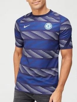 Nike Chelsea Pre Match Tee - Cobalt Size S, Men