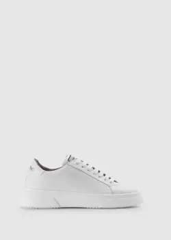 Valentino Shoes Womens Stan Lace Up Trainers In White