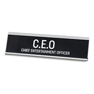 CEO Desk Plaque