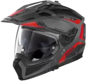 Nolan N70-2 X Torpedo N-Com Helmet, black-red, Size 3XL, black-red, Size 3XL