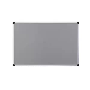 Bi-Office Maya Grey Felt Noticeboard Fire Retardant 1200 x 900mm