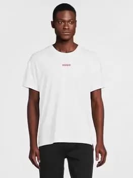 HUGO Bodywear Linked Logo Lounge T-Shirt - White Size M Men