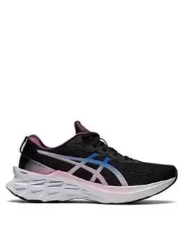 Asics Novablast 2 Trainer, Black/Pink, Size 5, Women