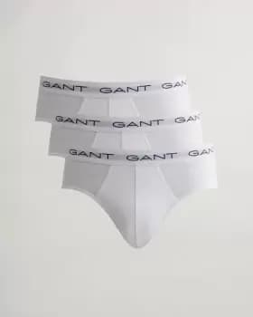 GANT Men 3 Pack Briefs (L) White