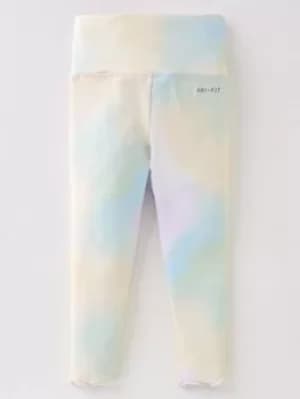 Nike Aura Aop Legging, Yellow, Size 4-5 Years, Women