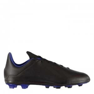 adidas X 18.4 Junior FG Football Boots - Black