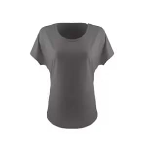 Next Level Womens/Ladies Ideal Dolman T-Shirt (M) (Dark Grey)
