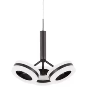 Italux Lighting - Italux Metis - Modern LED Hanging Pendant Bronze, Warm White 3000K 1150lm