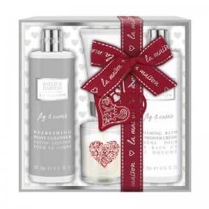 Baylis Harding La Maison Fig Cassis Candle Gift Set
