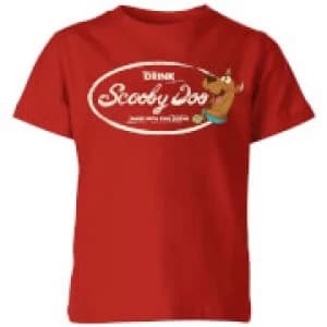 Scooby Doo Cola Kids T-Shirt - Red - 11-12 Years