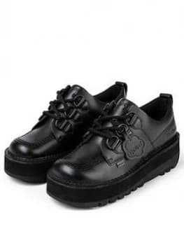 Kickers Kick Lo Creepy Leather Ankle Boot - Black