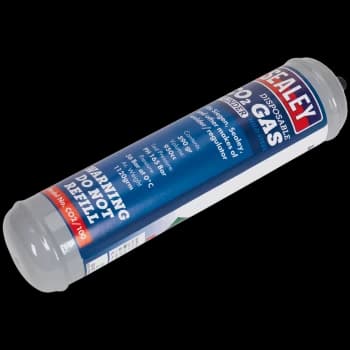 Sealey Carbon Dioxide Gas Disposable Cylinder 390g