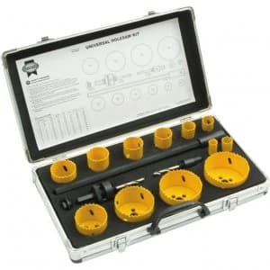 Faithfull 16 Piece Universal Hole Saw Kit