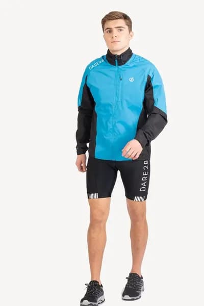Dare 2b 'Mediant' Waterproof Cycling Jacket Light Blue