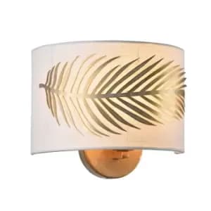 Farn Wall Lamp Gold, 1 Light, E14