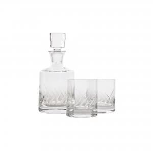 Denby Rio Leadless Crystal Whiskey Gift Set
