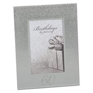 4" x 6" - Birthdays by Juliana Glitter Mirror Frame - 60th