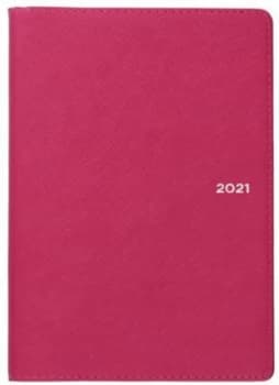 Collins Melbourne B6 Week to View 2021 Diary Pink