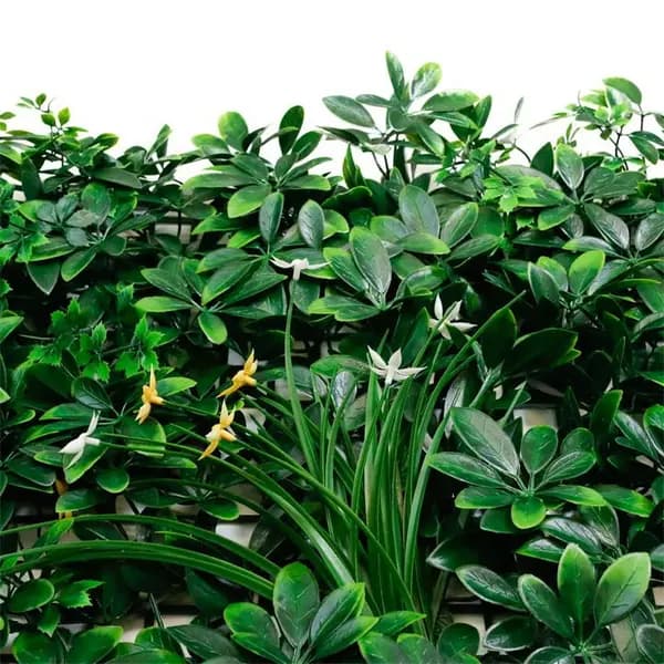 Streetwize Artificial Wall Panel (Pack Of 4) - Big Leaf - Green 50cmx50cm