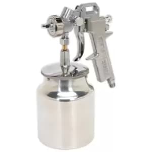Sealey SSG2 Spray Gun Suction Feed General-Purpose 1.5mm Set-Up