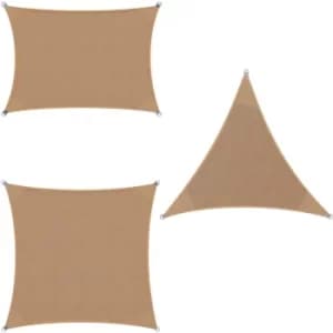 Sun Awning Sunshade Wind Protection Canopy Privacy Shield Sand, Rechteck 3x4m (de)