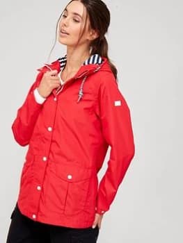 Regatta Bayarma Waterproof Shell Jacket - Red, Size 12, Women