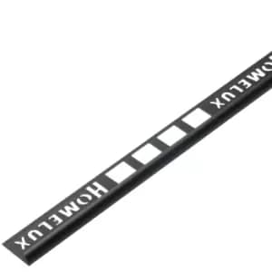 Homelux Black Pvc Tiling Trim, 6mm