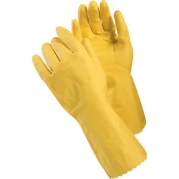 Tegera 8150 Yellow Latex Gloves - Size 7