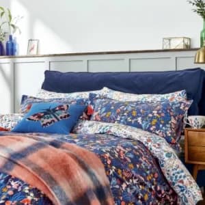 Joules Woodland Ditsy Single Duvet Cover Set, Multi
