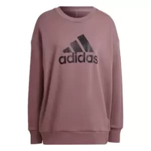 adidas Future Icons Animal Print Sweatshirt Womens - Pink