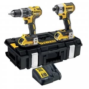 DEWALT DCK266P2 18v XR Cordless Combi Drill and Impact Driver 2 x 2ah Li-ion Charger Case