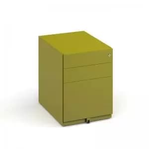 Bisley wide steel pedestal 420mm wide - green