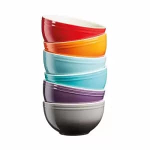 Cooks Professional G4114 6 Piece Multicoloured Bowls