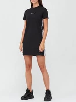 Calvin Klein Jeans Calvin Klein Jeans T-Shirt Dress With Mesh Tape